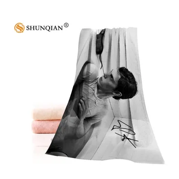 

Hot Custom Evan Peters Towel Printed Cotton Face/Bath Towels Microfiber Fabric For Kids Men Women Shower Towels A7.24-1