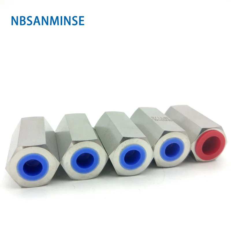 

5 Pcs / Lot RHCG Reducing Hex Couling Stainless Steel 316L Tube Fitting Plumbing Fitting High Quality Sanmin