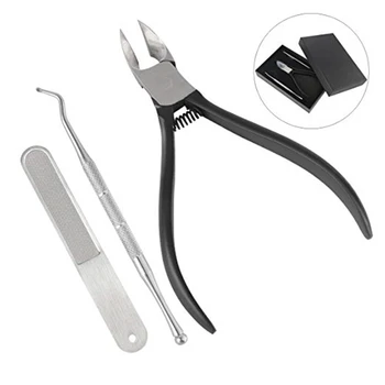 

Podiatry Nail Clipper Cutter Set Toe Nail Clippers Professional Pedicure Tools Nail Cutters Trimmer for Thick Toenails Thick