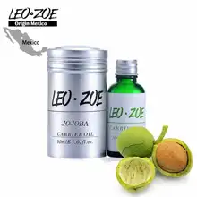 Известный бренд LEOZOE чистое масло жожоба сертификат происхождения Мексика аутентификация Jojoba эфирное масло 30 мл