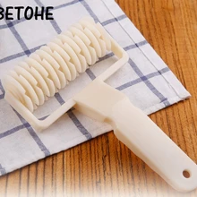 BETOHE высокое качество пицца пирога печенье для разрезания Пластик жаропрочные Инструменты для выпечки тиснение тесто роликовый нож резак ремесло