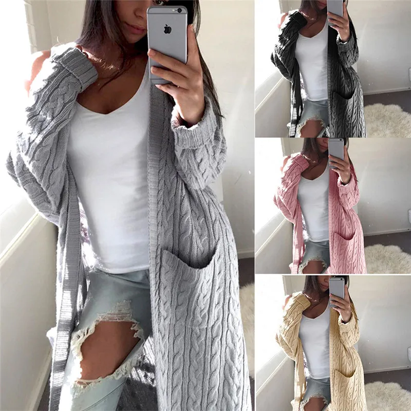 CardiganSweaters for Women,Womens Blouses Autumn Winter Long Sleeve Solid Knitted Sweater T Shirt Blouse Tops