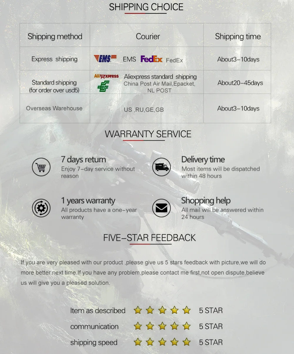 Visionking 1.25-5x26 Hunting Riflescope Fit.223 M16 AR15 Sights Tactical Optics Scope Hunting Scopes Sniper Scope