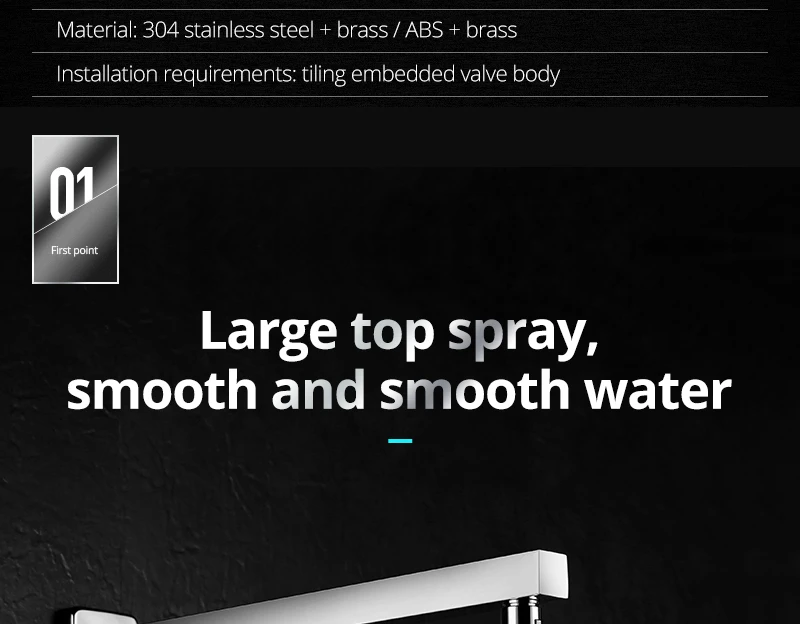  8 Inch Shower System Rain Shower Head&Handheld Set Wall Mounted Bathroom Shower Faucet Set Rough-in Mixer Valve Rainfall (10)