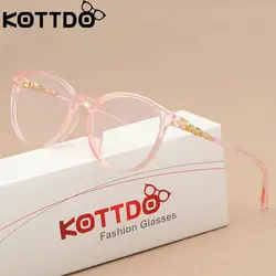 KOTTDO новый круг очки для женщин модная рамка для очков оптический глаз очки мужчин интимные аксессуары Óculos де Грау женственный