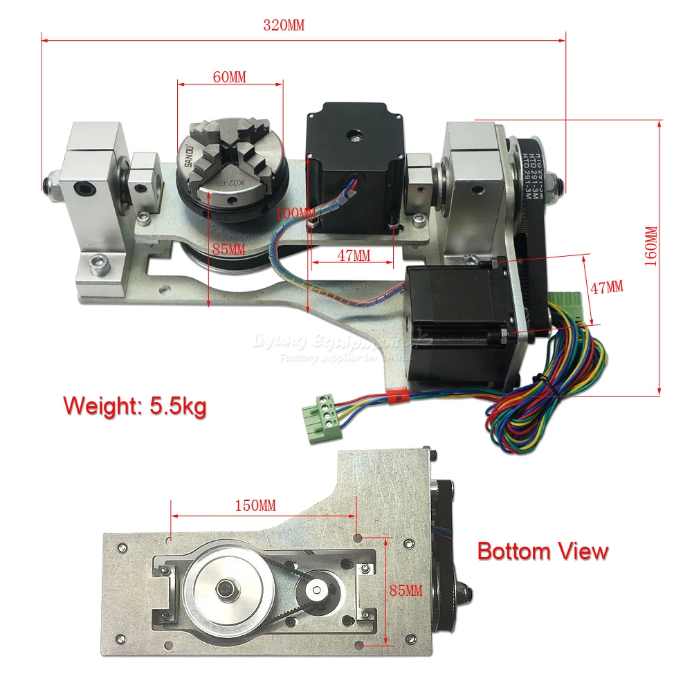 5axis cnc engraving machine mach3 control 3020 router mini 