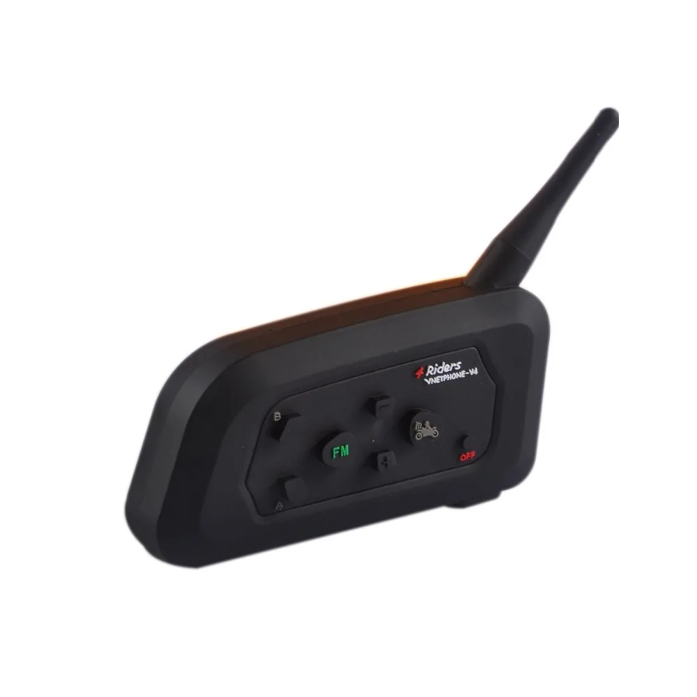 

EJEAS V4 1200M Helmet Headsets Intercom 4 Riders Bluetooth Motorcycle Wireless Bike GPS Moto Interphone Football Referee MP3