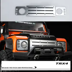 1 комплект Traxxas TRX4 спереди лицевая сетка Нержавеющая сталь спереди Заборная решетка охлаждения радиатора для гусеничных Land Rover Defender RC