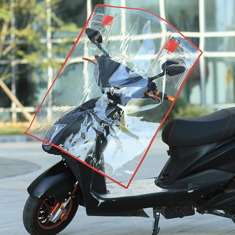 Electric Vehicle Transparent Windshield Motorcycle Widening and Thickening High Definition Front Gear |