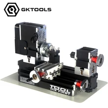Electroplated Mini Metal Lathe Machine with 12000r min 60W Motor and Larger Processing Radius DIY Tools