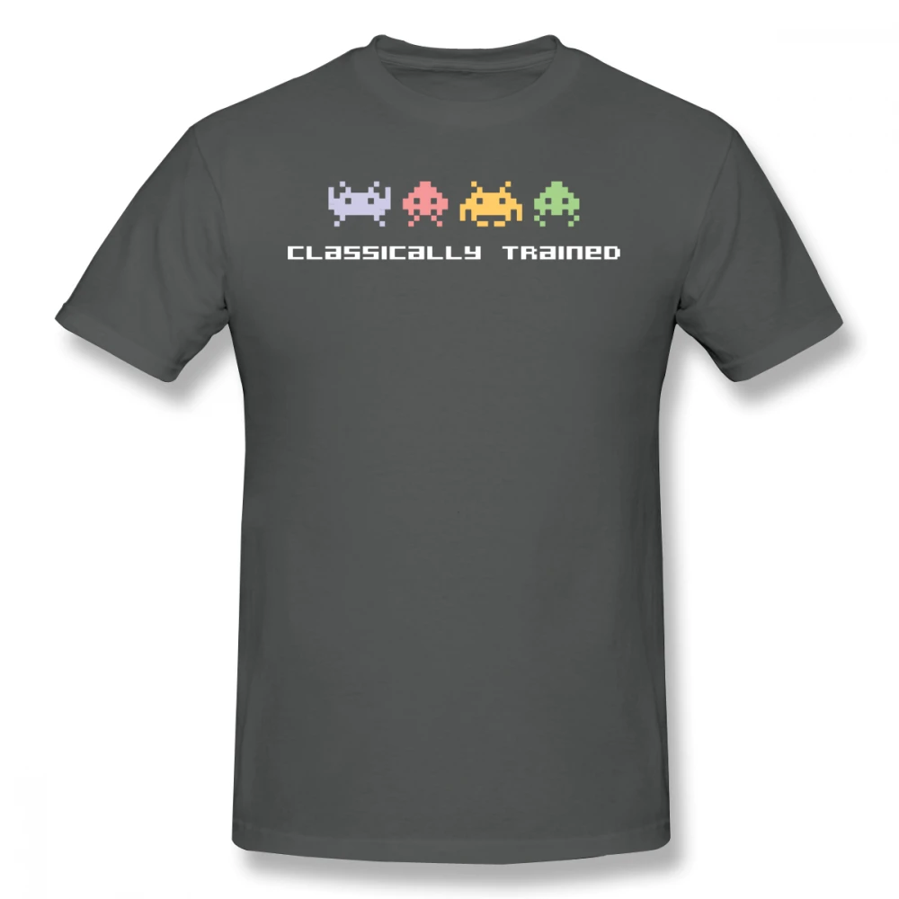 Geek T Shirt Classically Trained 80s Video Games T-Shirt Funny Short-Sleeve Tee Shirt Oversize 100 Percent Cotton Men Tshirt Geek T Shirt Classically Trained 80s Video Games T-Shirt Funny Short-Sleeve Tee Shirt Oversize 100 Percent Cotton Men Tshirt
