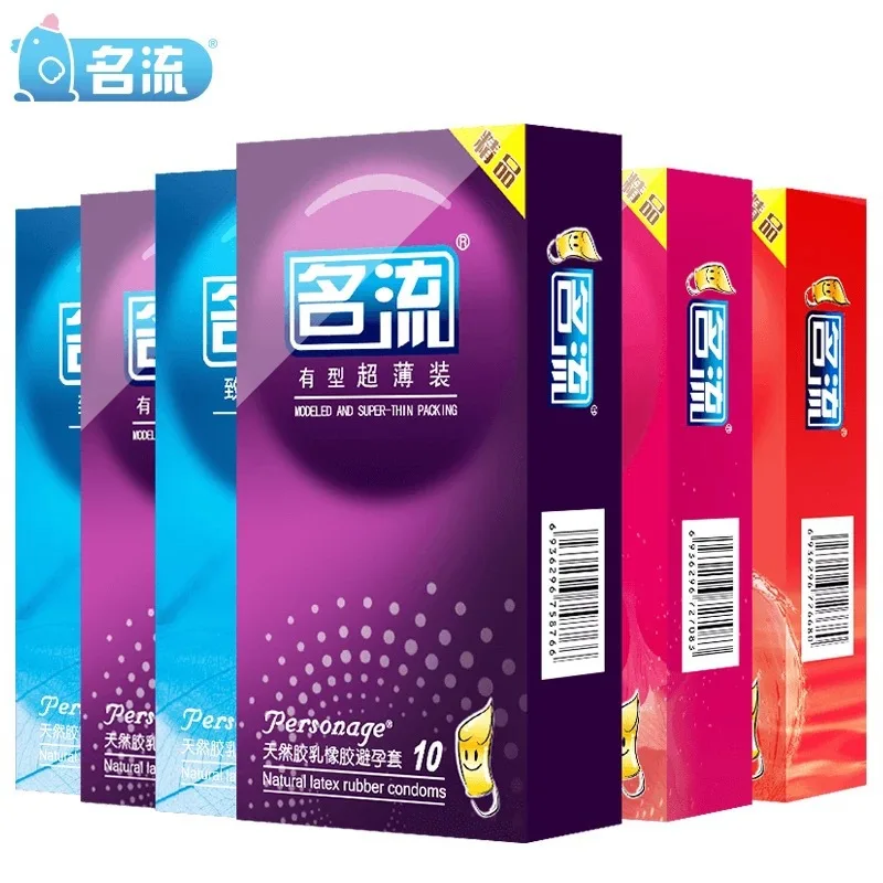 

10pcs/lot Mingliu High Quality Natural Latex Condoms Penis Sleeve Condom Lubrication Condones Safer Contraception for Men