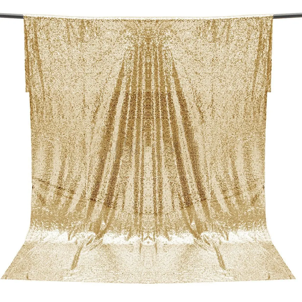 120*180cm Sequin Photo Backdrop Wedding Booth Photography Background Cloth Champagne Gold