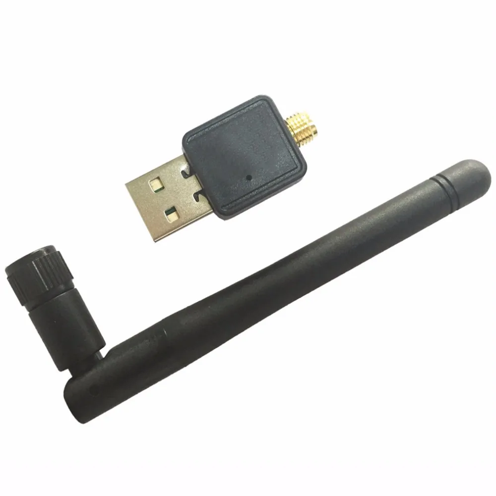 Мини USB беспроводной WiFi адаптер 802.11n/g/b 150 Мбит/с сетевая LAN Карта с антенной