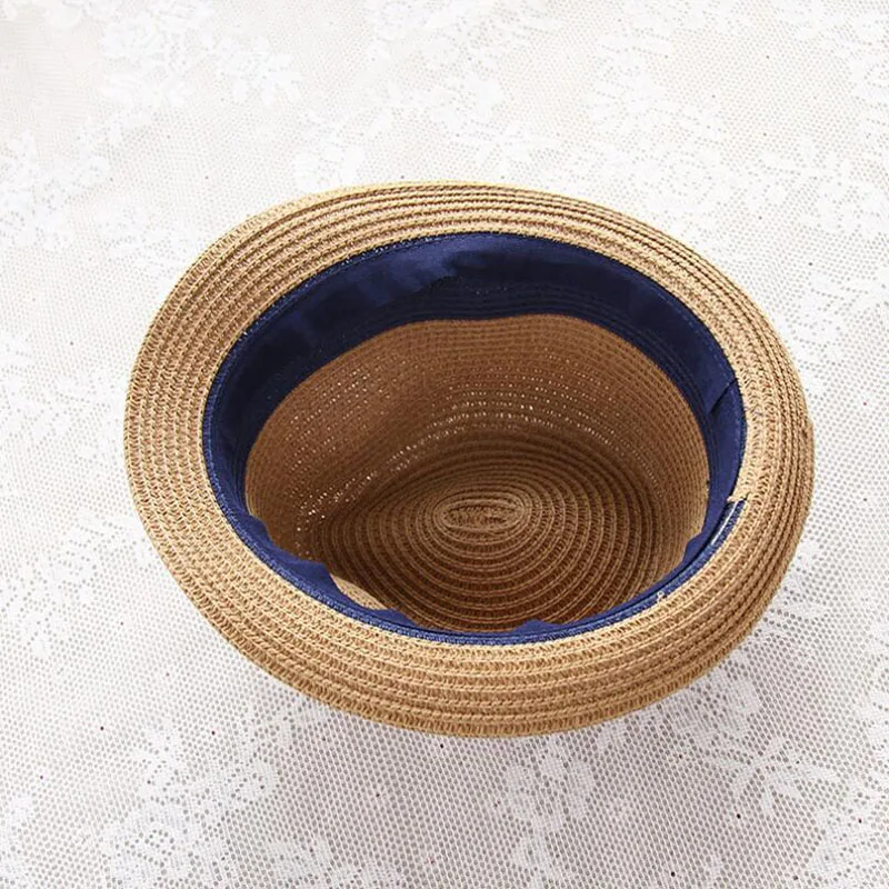 Summer Straw Ladies Hats Women Men Golf Jazz Cap Panama Sun Visor Caps Saves Beach Hat Headband Outdoor Camping Travel Swimming (9)