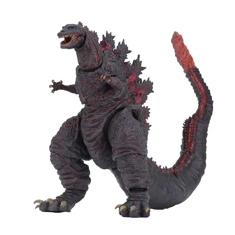 

Gojira Gomola Crimson Mode Red Lotus movable mechanical monster doll ornaments Cartoon Toy PVC Figure Model Gift