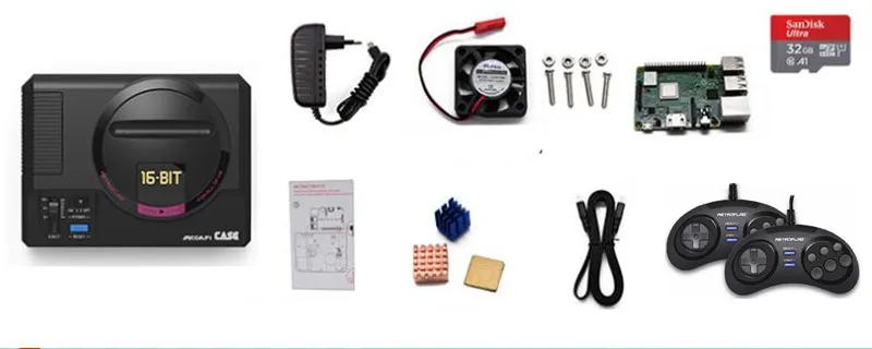  HDMI SUPERPi MEGAPi NESPi Case RetroPie Gaming Video Console w/ Raspberry Pi 3B 10000+ Games