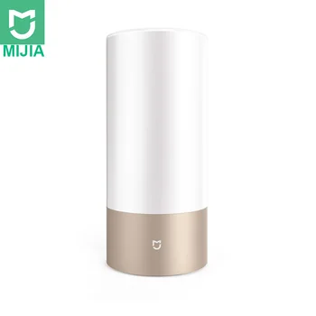 

Xiaomi Bluetooth WIFI Indoor Bed Light for Mijia Mi home APP Smart Light Bedside Lamp 16 Million RGB Light Touch Control HOT