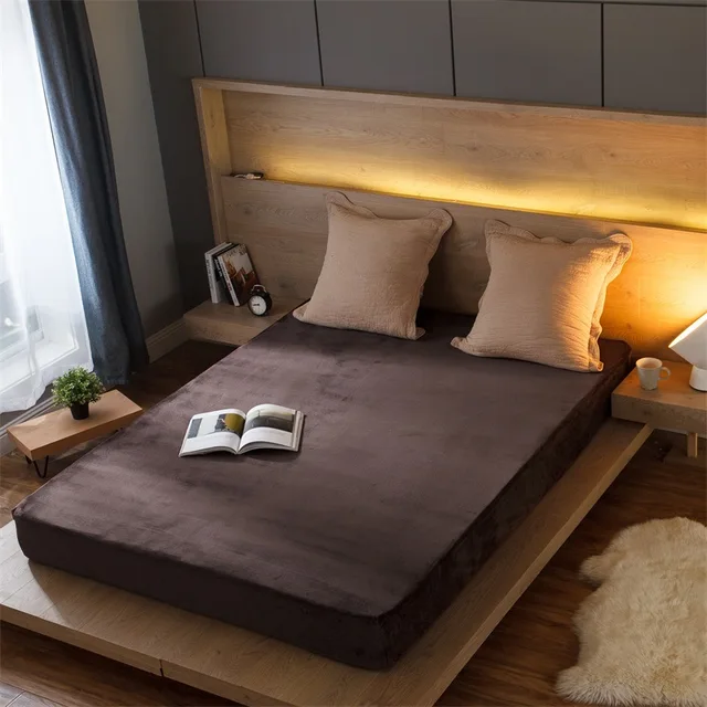 Aliexpress.com : Buy Winter Velvet Mattress Cover 160 X 200 Protector