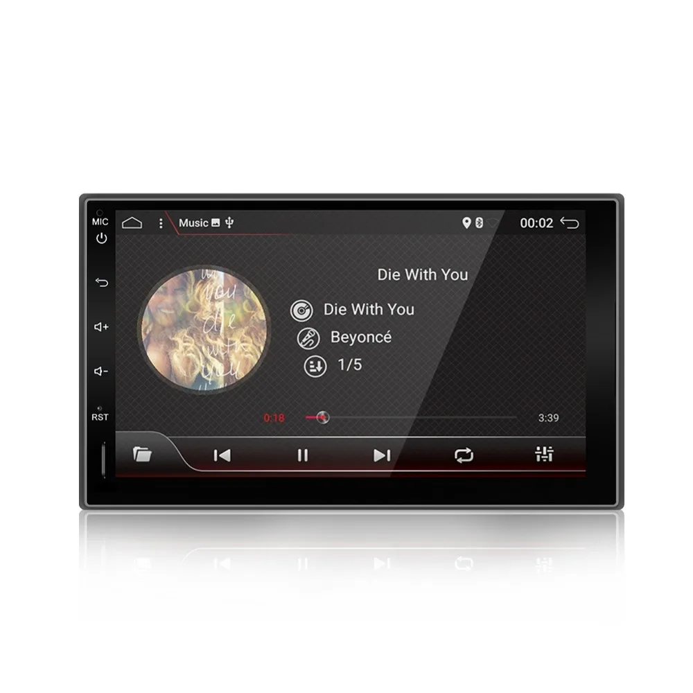  Android 71 Quad Core 7 pulgadas reproductor Multimedia del coche 2Din radio Universal del coche con