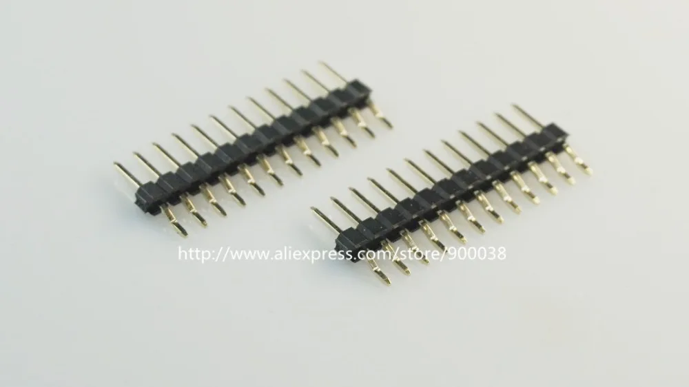 10 шт. 0 дюйма 1x12 P 12 Pin 2 54 мм штыревой разъем типа папа Однорядный Прямоугольный