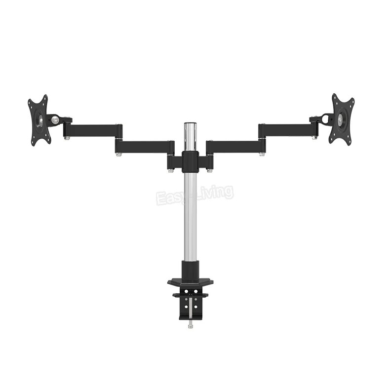 Desktop Dual LCD Computer Monitor Holder 360degree