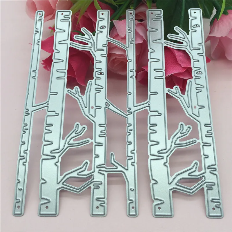 Birch Trees Metal Cutting Dies Stencil Scrapbooking Cards Paper