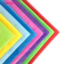 ZYFMPTEX 8 шт. 45x50 см превышает мягкий полиэстер плюшевая ткань DIY игрушки одеяло одежда в материале Лоскутная Ткань теплая ткань