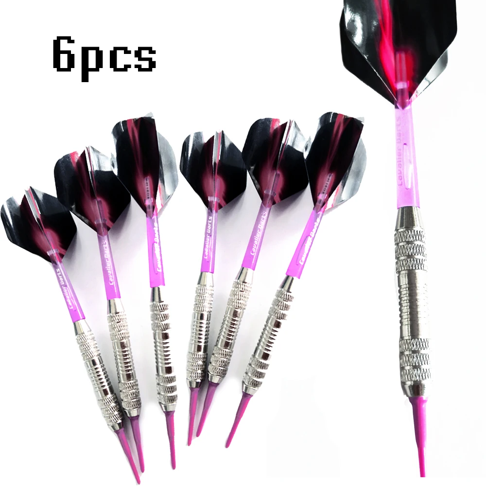 6Pcs 16 Darts Professional Soft Darts Needle 16g Soft Steel Copper