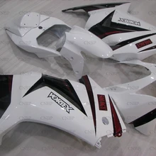 Для Kawasaki Zx250r 2008- Подарочный комплект обтекателя для мотоцикла Кавасаки-ниндзя 250R 2010 обтекатель для Kawasaki Zx250r 2008 чернобелый обтекатель