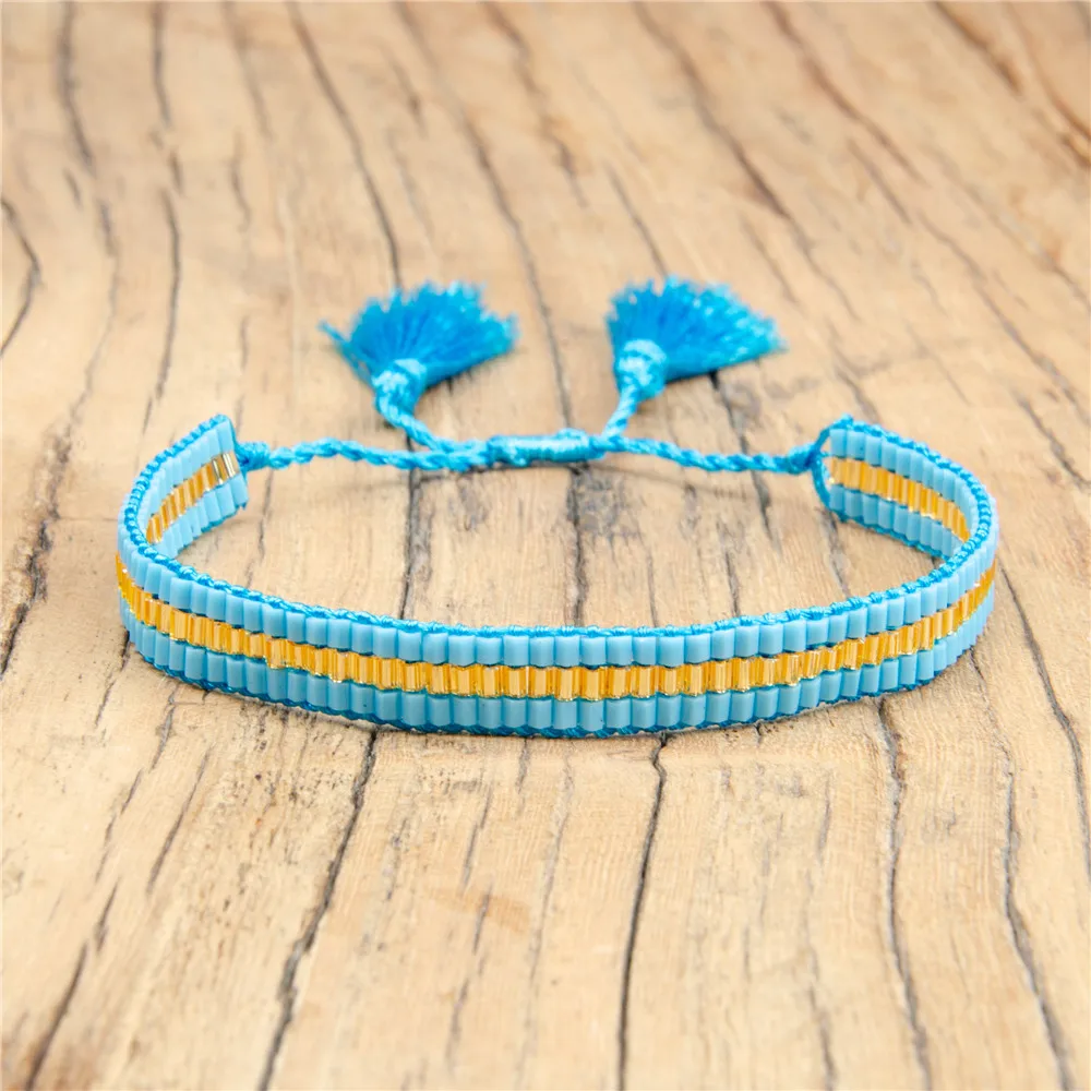 Женские браслеты каффы Go2boho miyaki многоцветные летние ювелирные изделия Мехико