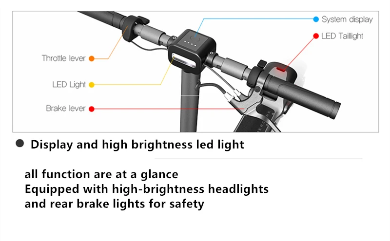 Wide wheel smart electric scooter (9)