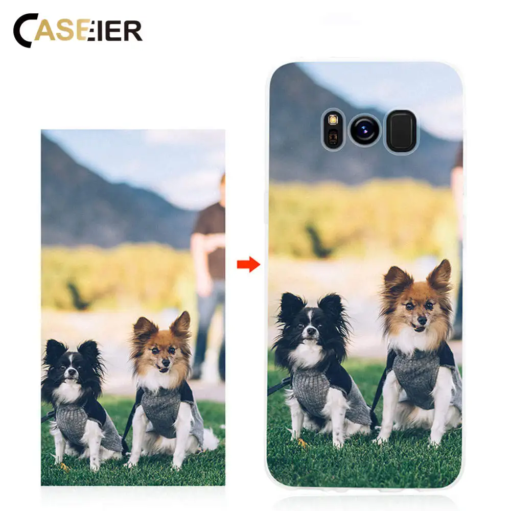 CASEIER DIY заказной чехол для телефона Samsung S10 S10E S8 S9 Plus с принтом фото имени
