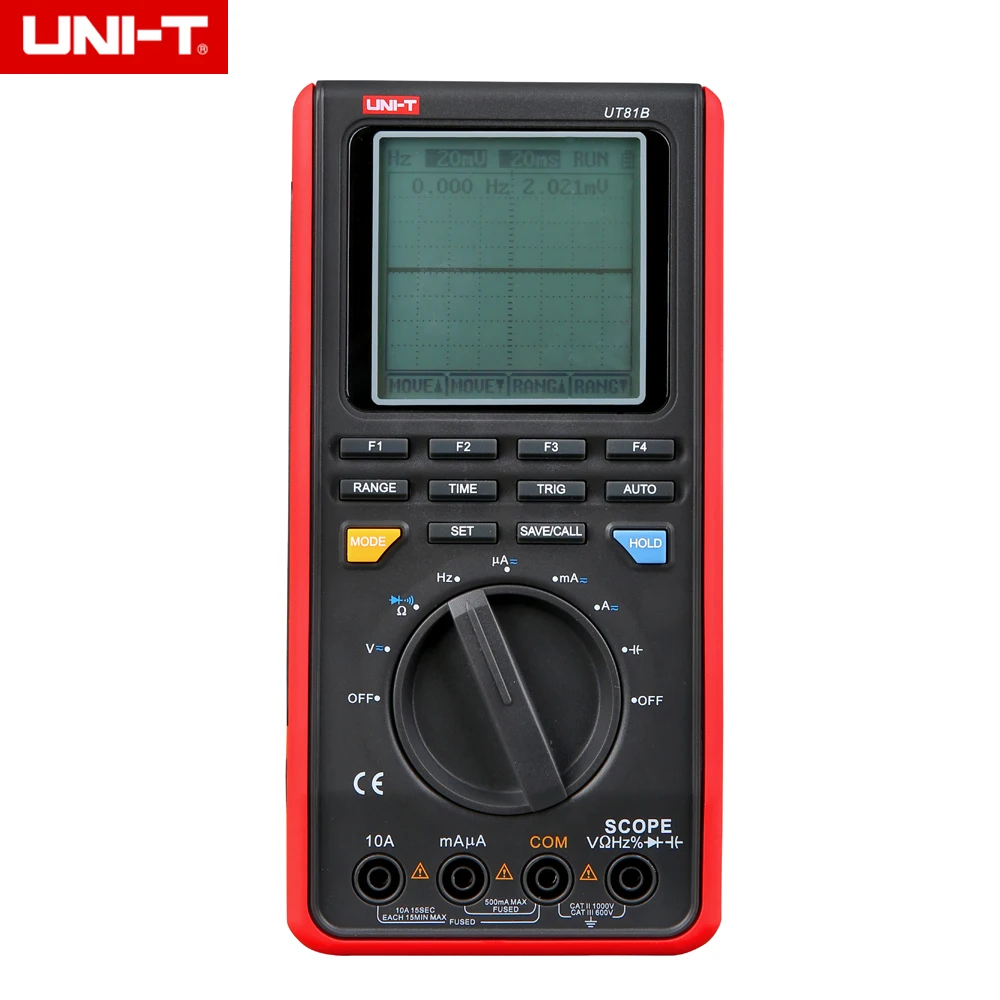 UNI T UT81B Ручной цифровой мультиметр осциллограф 8MHz 40mm/с мультиметр|digital multimeter|handheld