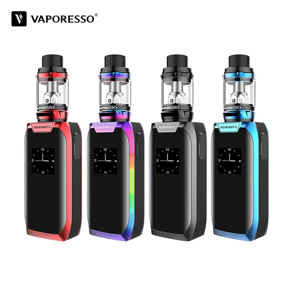 

Original Vaporesso Revenger X 220W With 5ml NRG Vape Tank and Revenger X box Mod VS Vaporesso Revenger Electronic Cigarettes