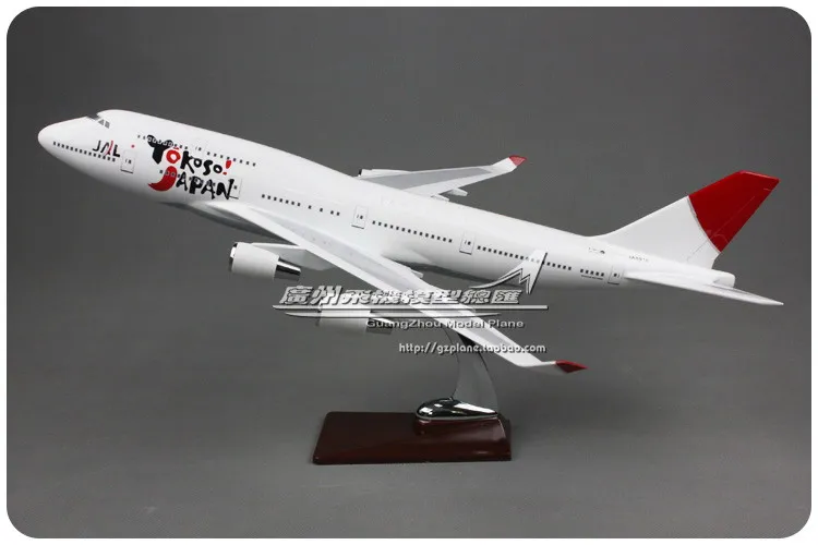 47 см Boeing 747 в Yokoso Японии Airlines модель самолета JAL Кондиционер Japan B747-400 Airbus Airways смолы самолетов масштаба Модель Коллекция