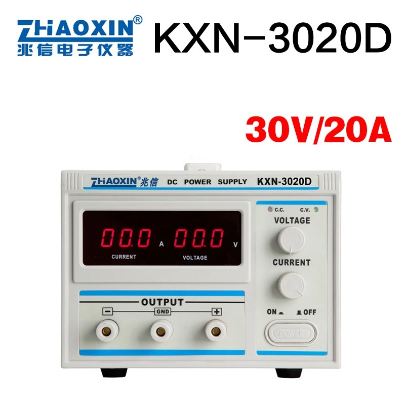 Kxn-6030d High-Power alimentación dc 0-60v 0-30a entrada 220v CS