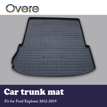 

Overe 1Set Car Cargo rear trunk mat For Ford Explorer 2012 2013 2014 2015 2016 2017 2018 2019 Anti-slip carpet Car accessories