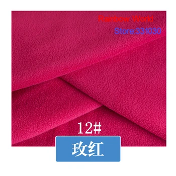 

12# rose 1 meter soft brushed polar fleece fabric for DIY colthes stuffed toys blanket bedsheet cushion material