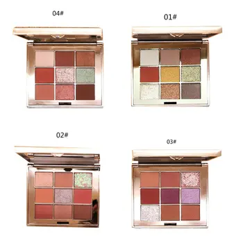 

NOVO Shiny Eye Shadow Palette Long Lasting Matte Eyeshadow Palette Shining Shimmer Silky Pigments Eye Beauty Makeup