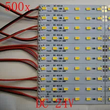 DHL/cdek, Epistar DC24V 500 шт./лот, 17 Вт~ 19 Вт белый/теплый Whtie/холодный белый 72LED 5630 бар свет, LED жесткая лента