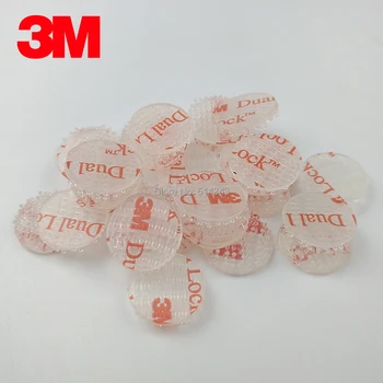 

15mm circle 3M SJ3560 Dual Lock Clear Mushroom Fastener Adhesive Tape Type 250 20pcs/Lot