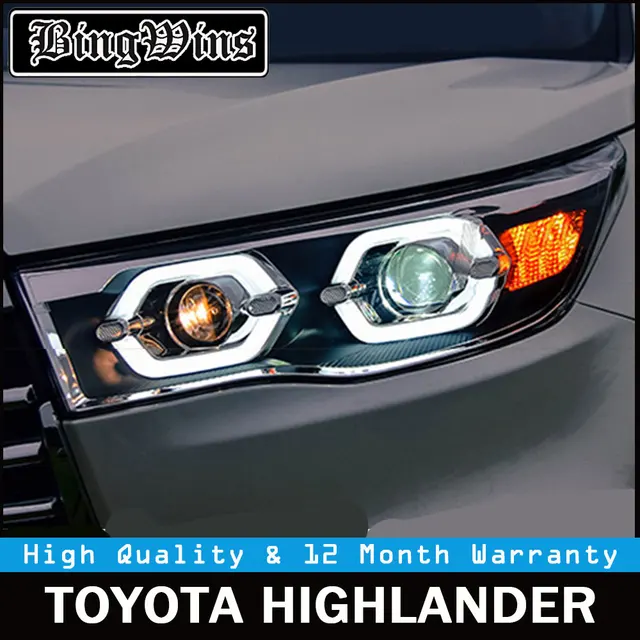 Car Styling for Toyota Highlander Headlights 2015 2016 2017 New Kluger