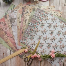24sheets 12 DIY Romance In The Steam Age Design Gift Wrapping Paper Creative Paper Craft Handmade Scrapbooking Set educating in the creative age