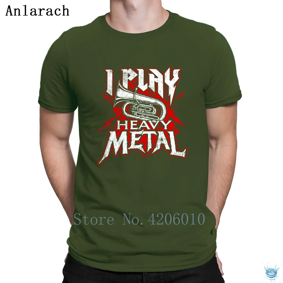 Logam Berat Tuba Tuba Pemain Marching Band T Shirt 100 Katun