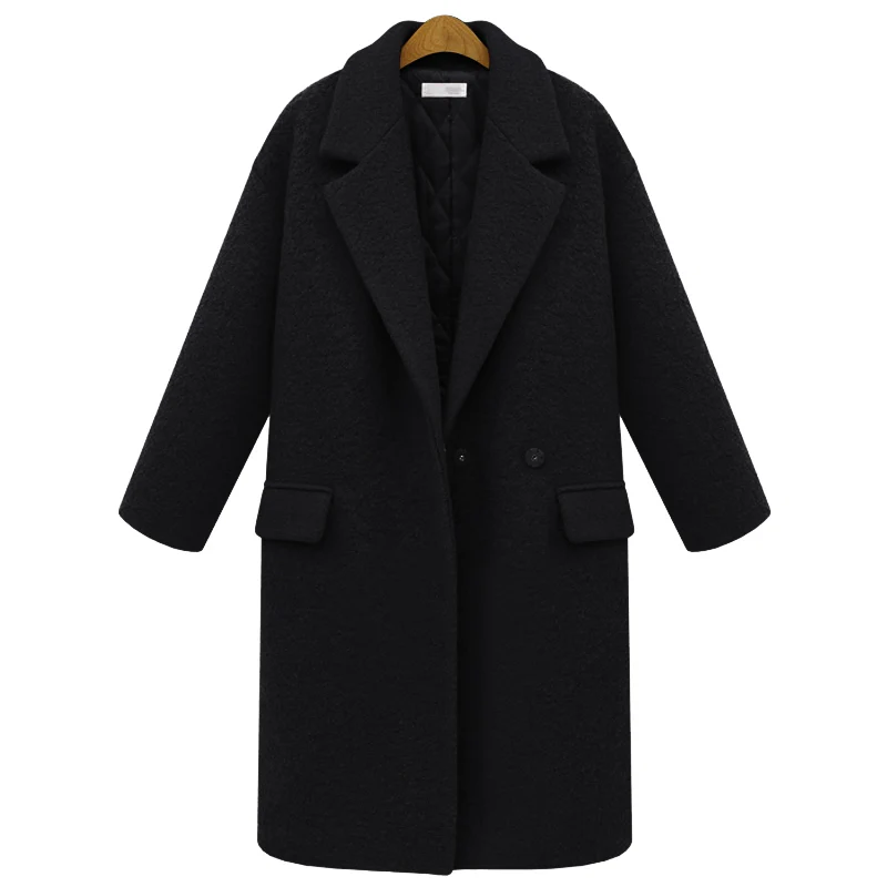 2020 модное утонченное зимнее пальто женское темпераментное с воротником размера