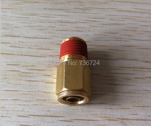 

tube 5/32-1/16 NPT thread DOT FITTING brass fitting with inner tube push in fitting metal male straight fixed