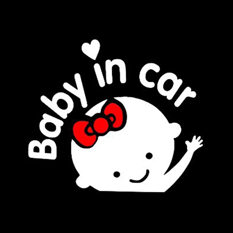 (100 pieces /lot) Wholesale baby in car reflective vinyl car window
