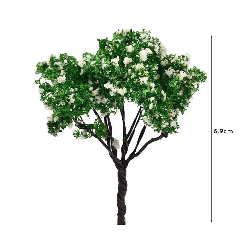 1 шт. мини дерево искусственный сад Миниатюрный смолы ремесло украшение дома микро бонсай для пейзажа растения - Цвет: style 018