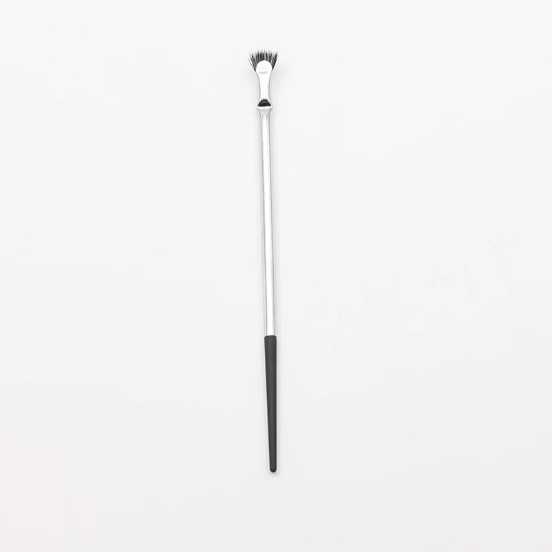 New Arrival Silver Long Handle Eyelashes 220 Lash Fan BrushEye Shadow